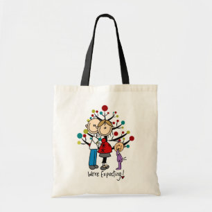 Bolsa Tote Stick Figures Expectativa Parente Girl