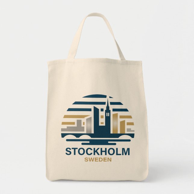 Bolsa Tote Stockholm Sweden Europe (Frente)