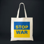 Bolsa Tote Stop War Ucrânia Ucraniano<br><div class="desc">Stop War Ucrânia Ucraniano</div>