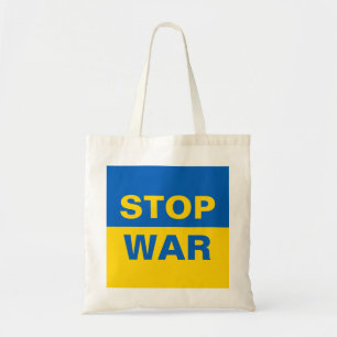 Bolsa Tote Stop War Ucrânia Ucraniano