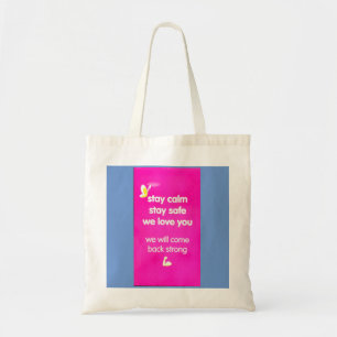 Bolsa Tote StoreBeaman Fique Calmo Café