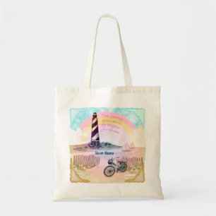 Bolsa tote Stormy Bike Lighthouse