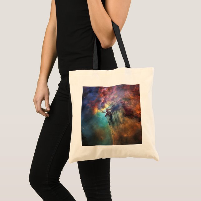 Bolsa Tote Stormy Seas of Lagoon Nebula em Sagitário (Frente (produto))
