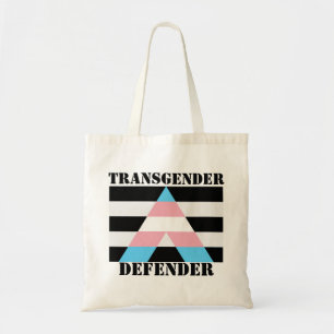 Bolsa Tote Straight Ally Transgender Defender flag
