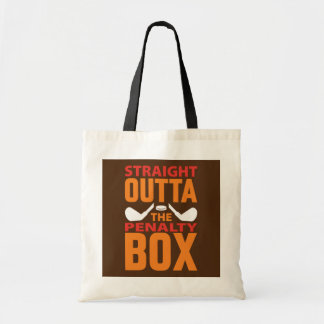 Bolsa Tote Straight Outta The Penalty Box Hockey
