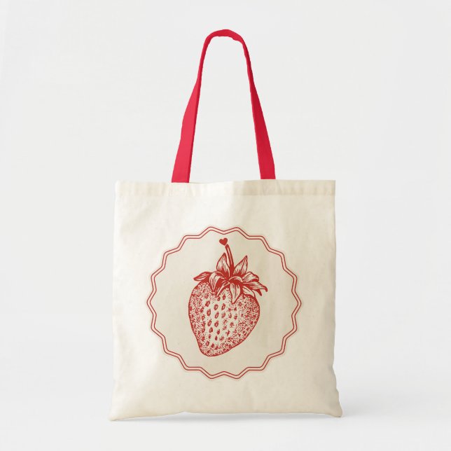 Bolsa Tote Strawberry (Frente)