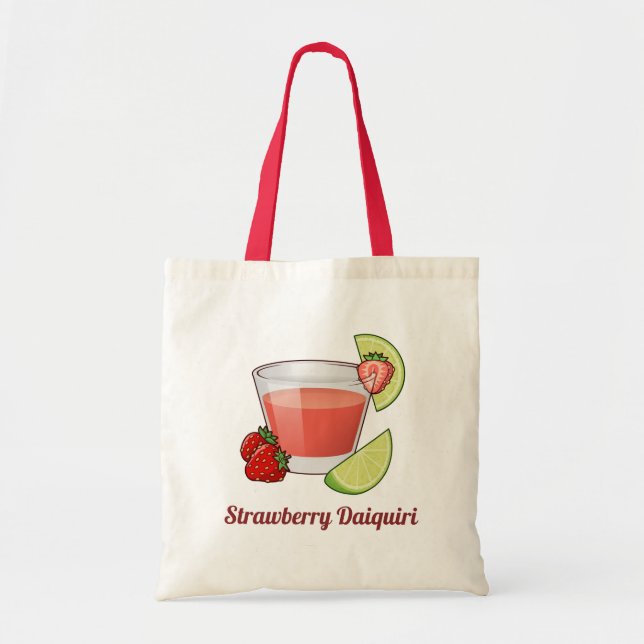 Bolsa Tote Strawberry Daiquiri Tote Bag (Frente)