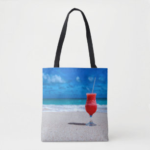 Bolsa Tote Strawberry Daiquiri Tropical Punch Caribe Beach