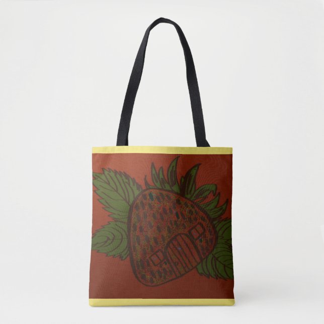 Bolsa Tote Strawberry Home Sweet Home (Frente)