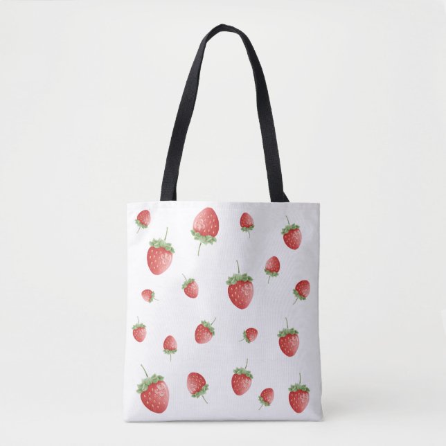 Bolsa Tote Strawberry Pattern (Frente)