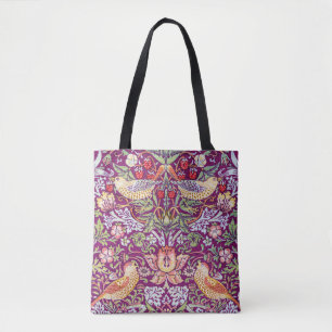 Bolsa Tote Strawberry Thef Red, William Morris