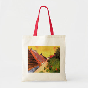 Bolsa Tote Street in Saintes Maries por Vincent van Gogh