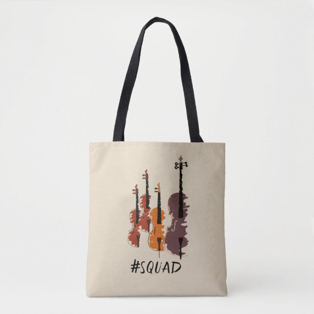 Bolsa Tote Strings Squad Music (Frente)