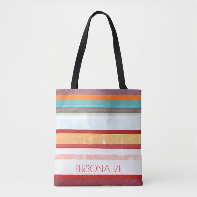 Bolsa Tote Stripes Personalizadas (Frente)