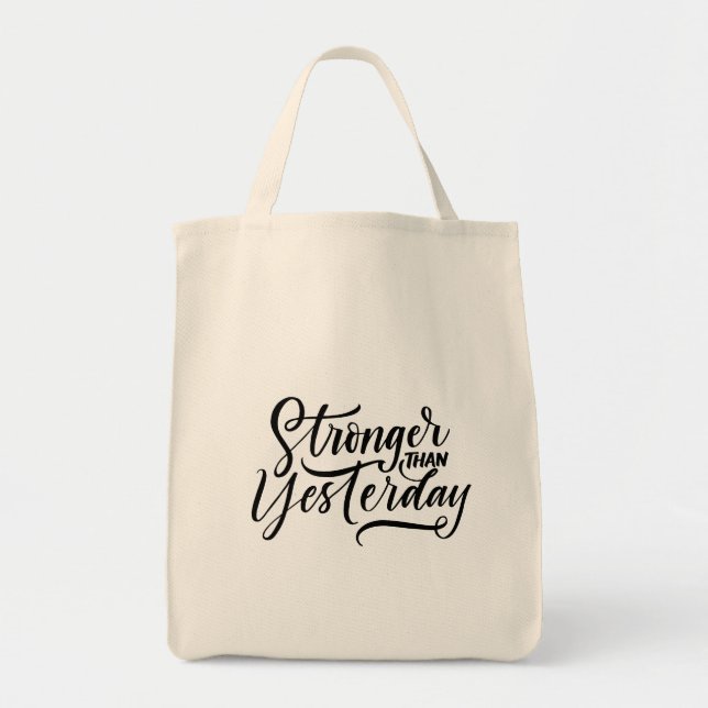Bolsa Tote stronger then yesterday  (Frente)