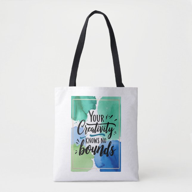 Bolsa Tote Sua Criatividade Não Tem Limites (Frente)