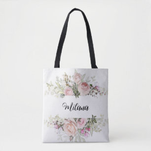 Bolsa Tote Sua história no Bloom: Design seu próprio Boho Flo