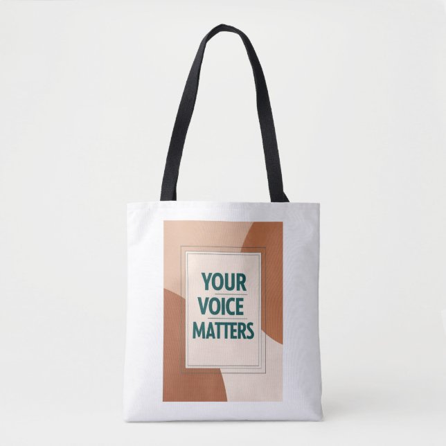 Bolsa Tote Sua Voz Importa opção 3 (Frente)