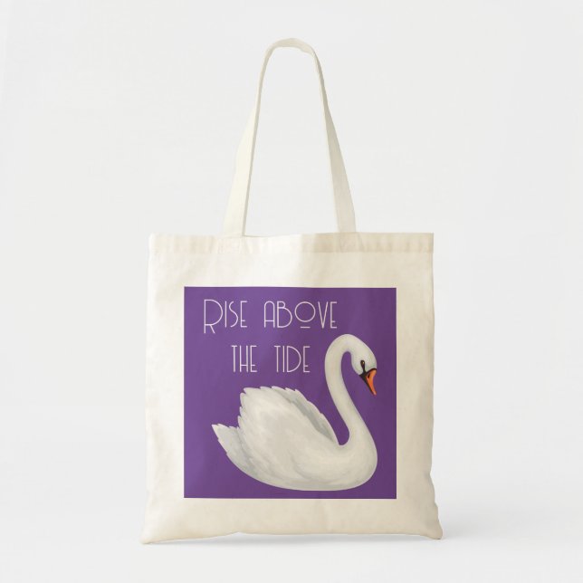 Bolsa Tote Suba acima da maré (Frente)