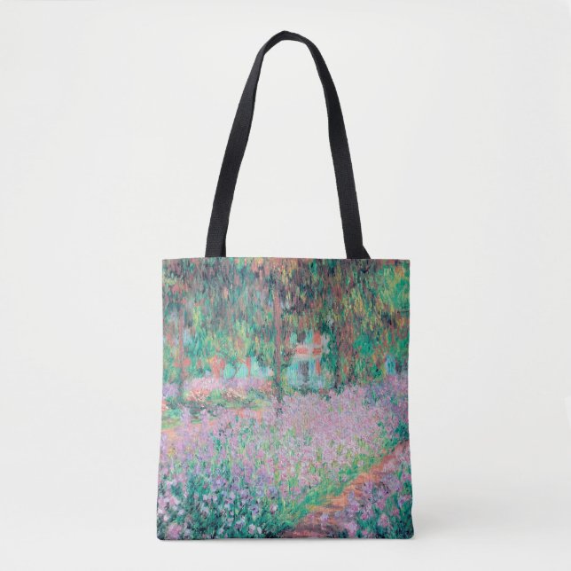 Bolsa Tote Subidas no Jardim de Monet (Frente)