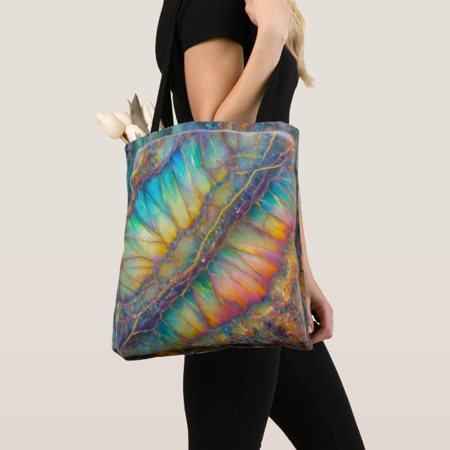 Bolsa Tote Subir No Design Opal Universo (Close Up)