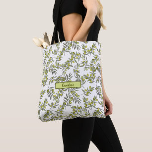 Bolsa Tote Substituição verde da oliveira