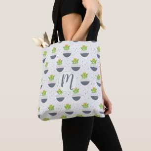 Bolsa Tote Suculent Kalanchoe Plant Mãe Patterno