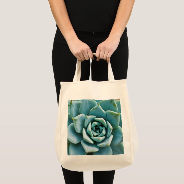 Bolsa Tote Suculenta Closeup (Frente (produto))