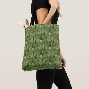 Bolsa Tote Suculentas Galinhas E Filhotes Padrão Da Natureza
