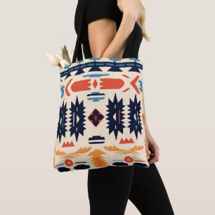 Bolsa Tote Sudoeste Tribal Azteca Geométrico Boho