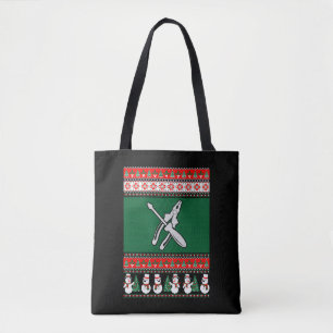 Bolsa Tote Suéter de Natal Feio Eletrico
