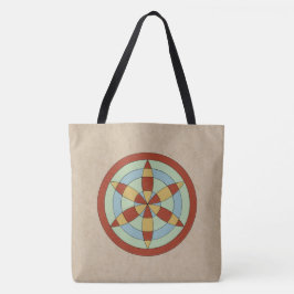 Bolsa Tote Suffolk Hexafoil (Daisy Wheel) Witch Mark