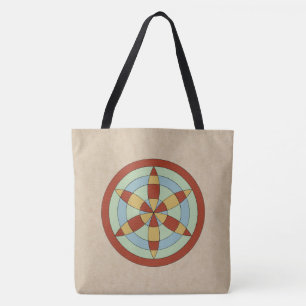Bolsa Tote Suffolk Hexafoil (Roda de Margarida) Marca de Brux