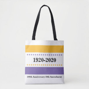 Bolsa Tote Suffragette Womens Direito a Votar 100º Aniversári