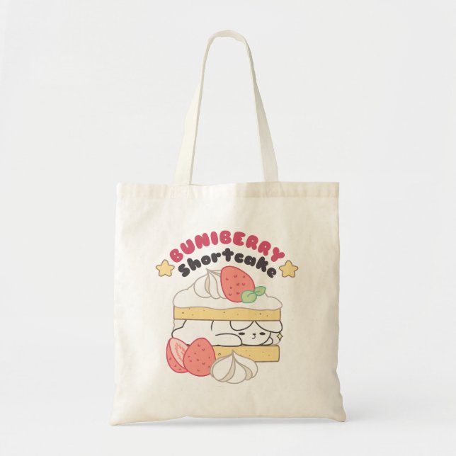 Bolsa Tote Sugestões Doce: Ataque à Boca de Buniberry (Frente)