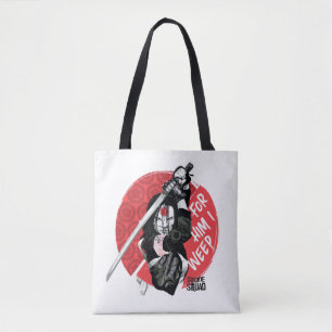 Bolsa Tote Suicide Squad   Katana "For Him I Weep"