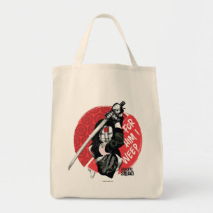 Bolsa Tote Suicide Squad   Katana "For Him I Weep"