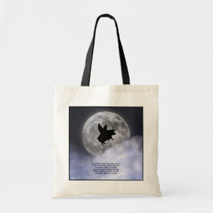 Bolsa Tote Suínos voadores nocturnos