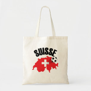 Bolsa Tote Suisse Suiça Map Swiss Soccer