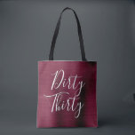 Bolsa Tote Suja Trinta e Noite Roxo Burgundy Marsala<br><div class="desc">Frente Suja 30 aniversário de 30 anos Moderna Girly Metallic Purple Burgundy Partido Marsala, que é perfeita para uma Festa de aniversário de Maroon de Cranberry. Esta bolsa de festa é perfeita para uma Festa de aniversário 30. O ano também pode ser trocado nesta bolsa. Se você precisar de itens...</div>