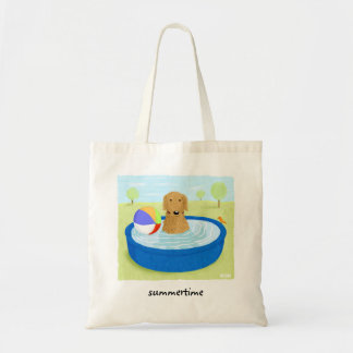 Bolsa Tote Sumário do ouro Retriever | Arte Cachorra