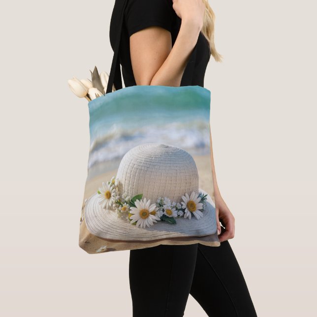 Bolsa Tote Summer Beach Hat (Close Up)
