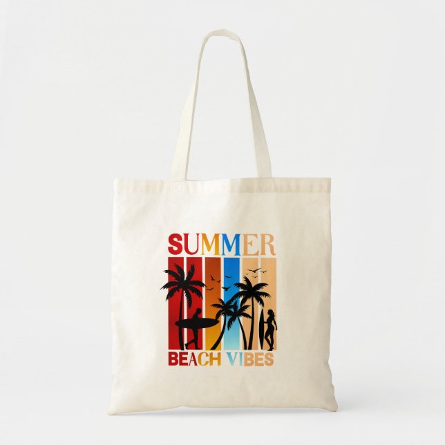 Bolsa Tote Summer Beach Vibes (Frente)