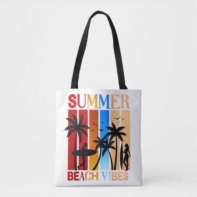 Bolsa Tote Summer Beach Vibes (Frente)