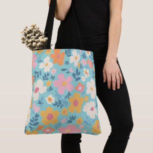 Bolsa Tote Summer Floral Impressão