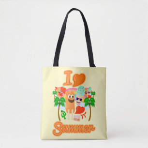 Bolsa Tote Summer Love Slogan