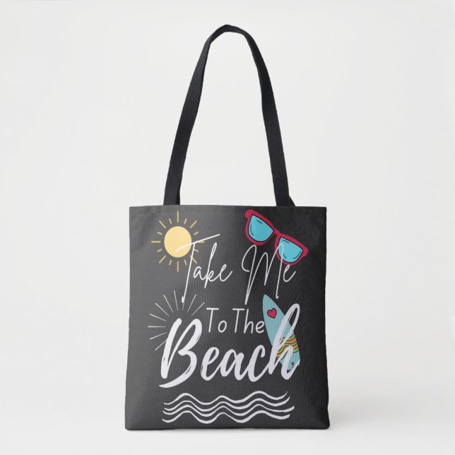 Bolsa Tote Summer Me Leva À Praia (Frente)