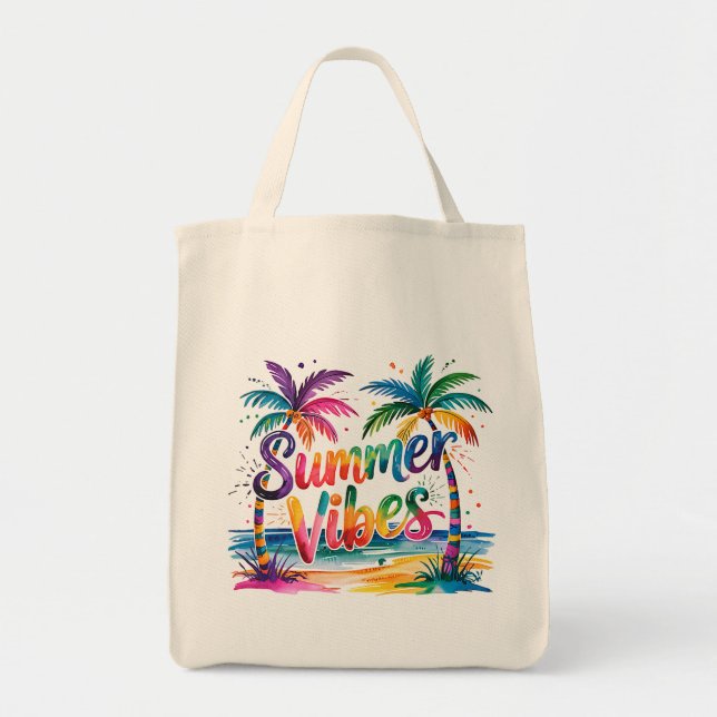 Bolsa Tote Summer Vibes (Frente)