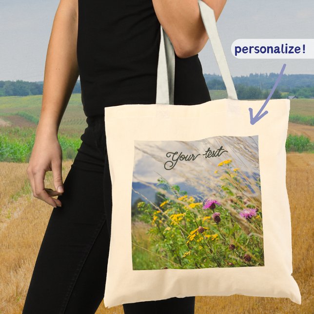 Bolsa Tote Summer Wildflower Meadow (Criador carregado)