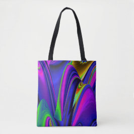 Bolsa Tote Summerrainbow, Abstrato 3D Rainbowart